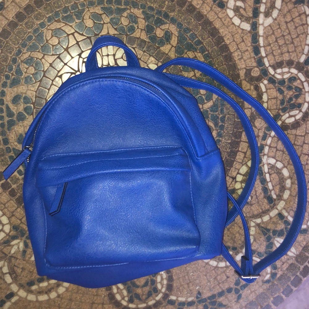 Pretty blue mini backpack